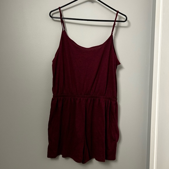 Burgundy H&M Romper - Picture 2 of 4